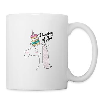 Donut einhorn - Tasse - Weiß - Rechts