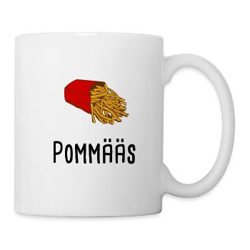 French German word. frieze - Mug - white - Right