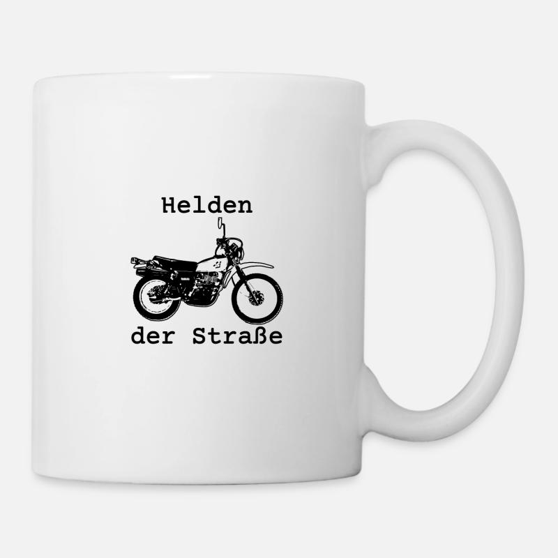 Héros de la route - Moto XT 500 - Mug blanc - blanc