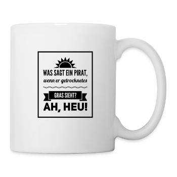 Ah Heu! Rahmen - Tasse - Weiß - Rechts