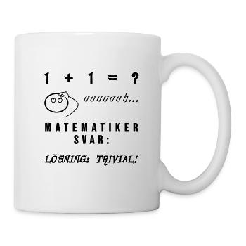 Mathématicien Mathewitze Mathe Humour Party Cadeau - Mug blanc - blanc - Droite