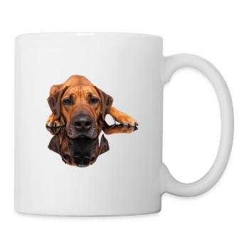 Rhodesian Ridgeback Foto - Spiegelbild - Tasse - Weiß - Rechts