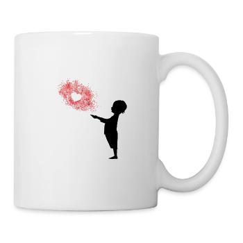 Répandre l'amour - Mug blanc - blanc - Droite