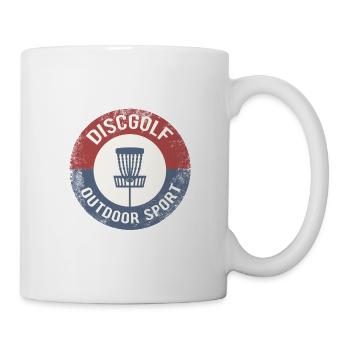 discgolf - Tasse - Weiß - Rechts