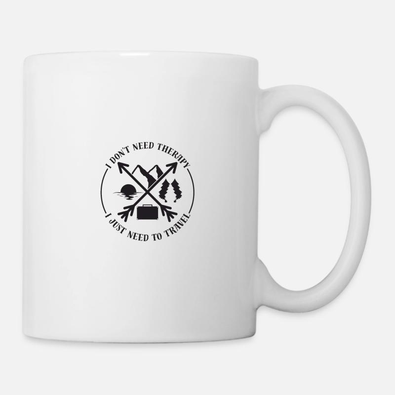 Reisen - Tasse - Weiß