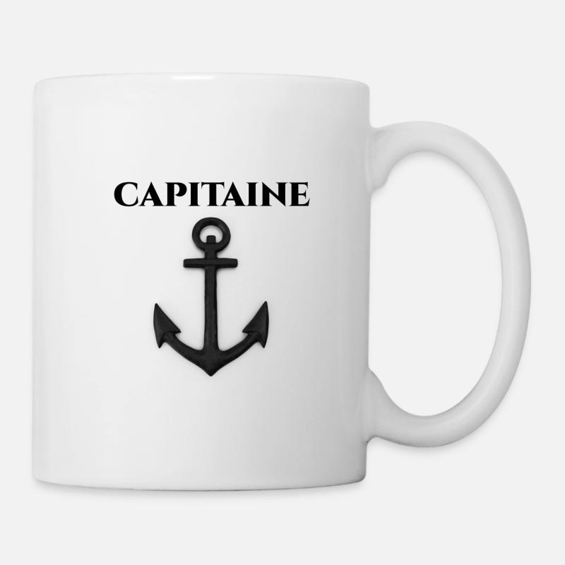 captain - Mug - white