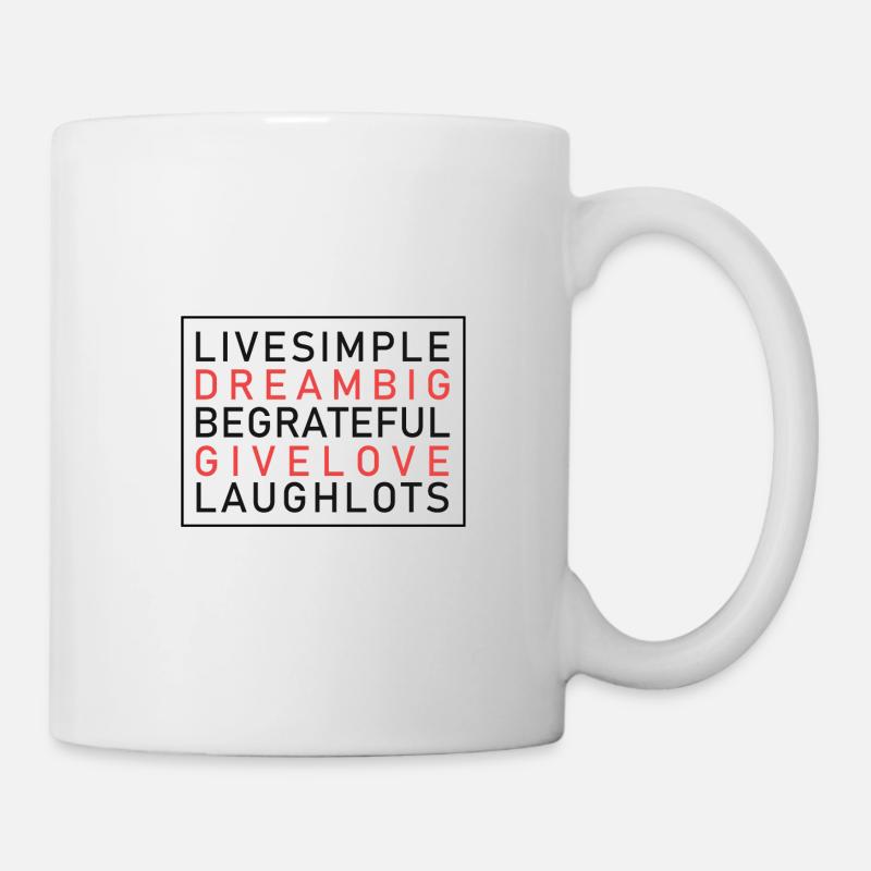DREAM BIG - Tasse - Weiß