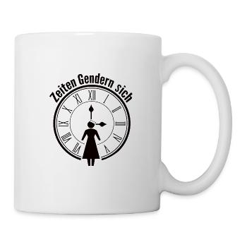 Les temps sont des femmes - Mug blanc - blanc - Droite