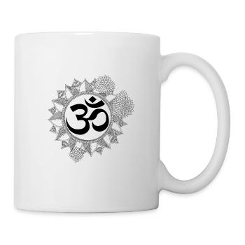 Om Mandala - Mug blanc - blanc - Droite