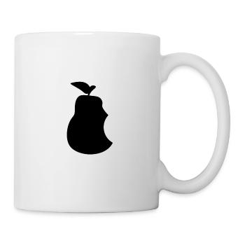 Birne mit Biss - Tasse - Weiß - Rechts