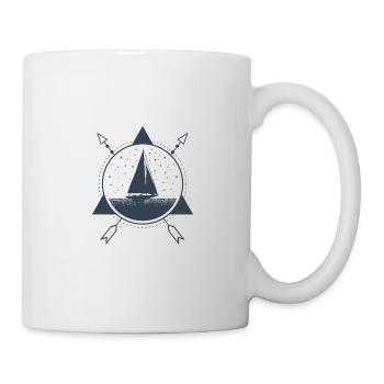 Segeln Sail Anchor Anker Sailing Segelschiff Boat - Tasse - Weiß - Rechts