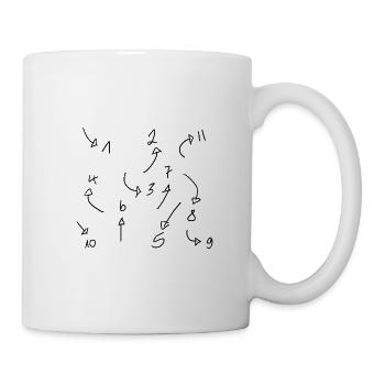 île au trésor - Mug blanc - blanc - Droite