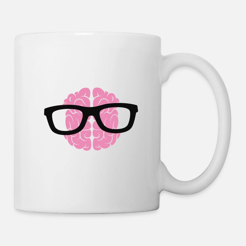 brain - Mug - white
