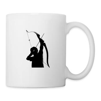 Bogenschütze - Tasse - Weiß - Rechts