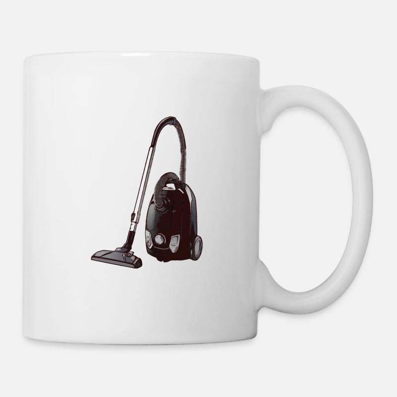 Staubsauger mit Beutel ohne Roboter geschenk - Tasse - Weiß