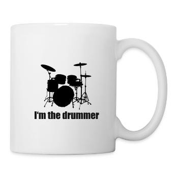I'm the drummer - Mug - white - Right
