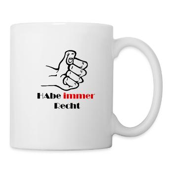 I'm always right - Mug - white - Right