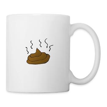 Merde - Mug blanc - blanc - Droite