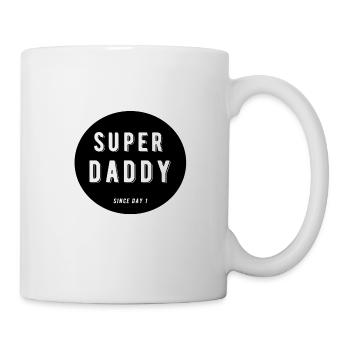 Superdad Daddy Dad papa papa - Mug blanc - blanc - Droite