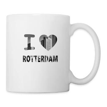 J'aime le cadeau de Rotterdam - Mug blanc - blanc - Droite