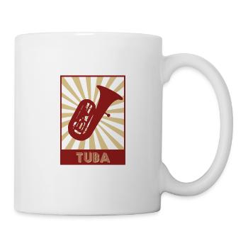 tuba - Tasse - Weiß - Rechts