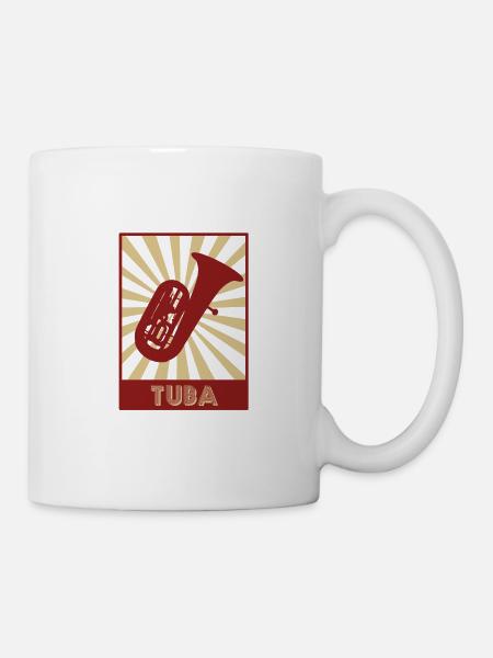 tuba - Mug - white