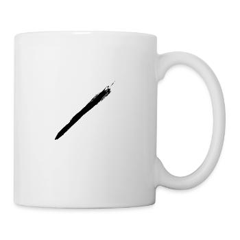 Brush black - Tasse - Weiß - Rechts