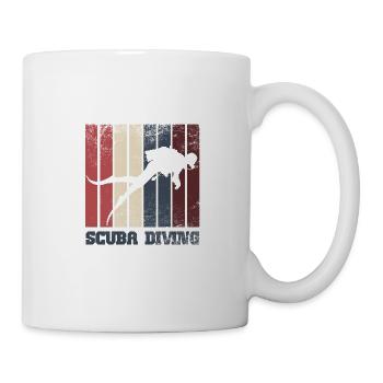scuba diving scuba diver - Mug - white - Right