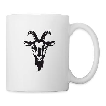 Chèvre Chèvre Animalis - Mug blanc - blanc - Droite