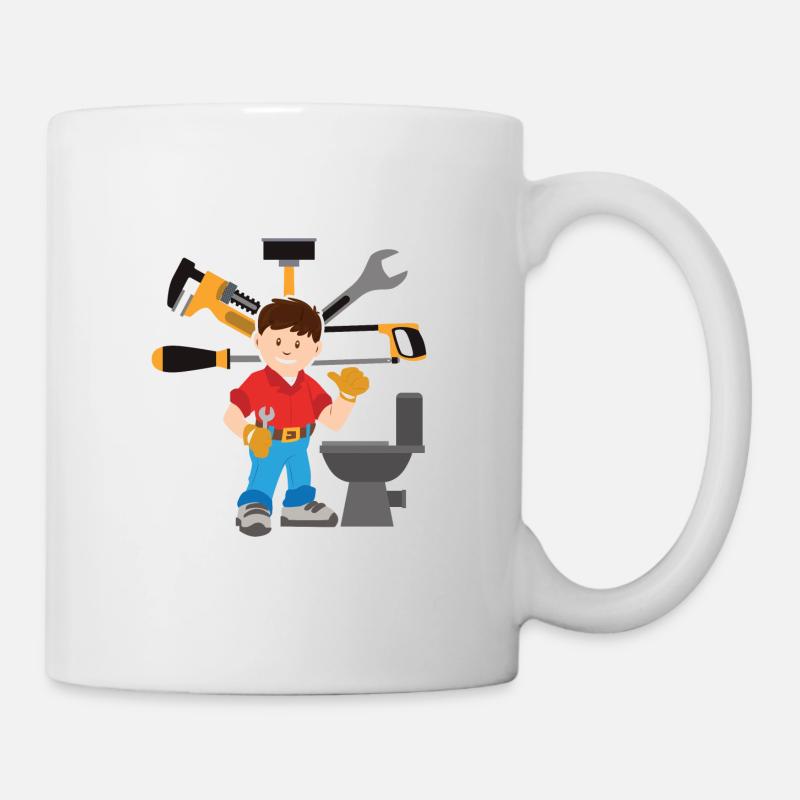 Klemptner Dulli - Tasse - Weiß