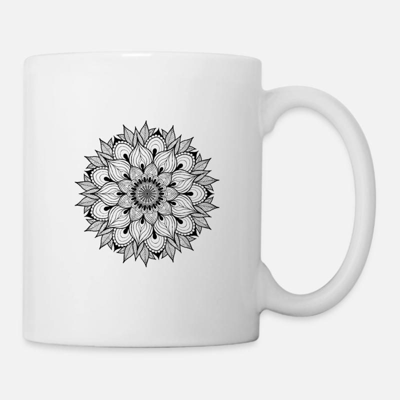Mandala - Mug blanc - blanc