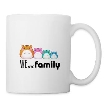 Happy Family . Équipe Famille We are Family - Kawaii - Mug blanc - blanc - Droite