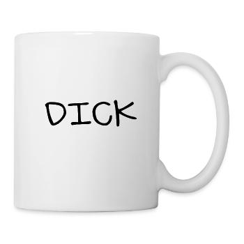 dick - Tasse - Weiß - Rechts