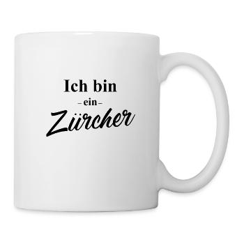 Ich bin ein Zürcher - Tasse - Weiß - Rechts