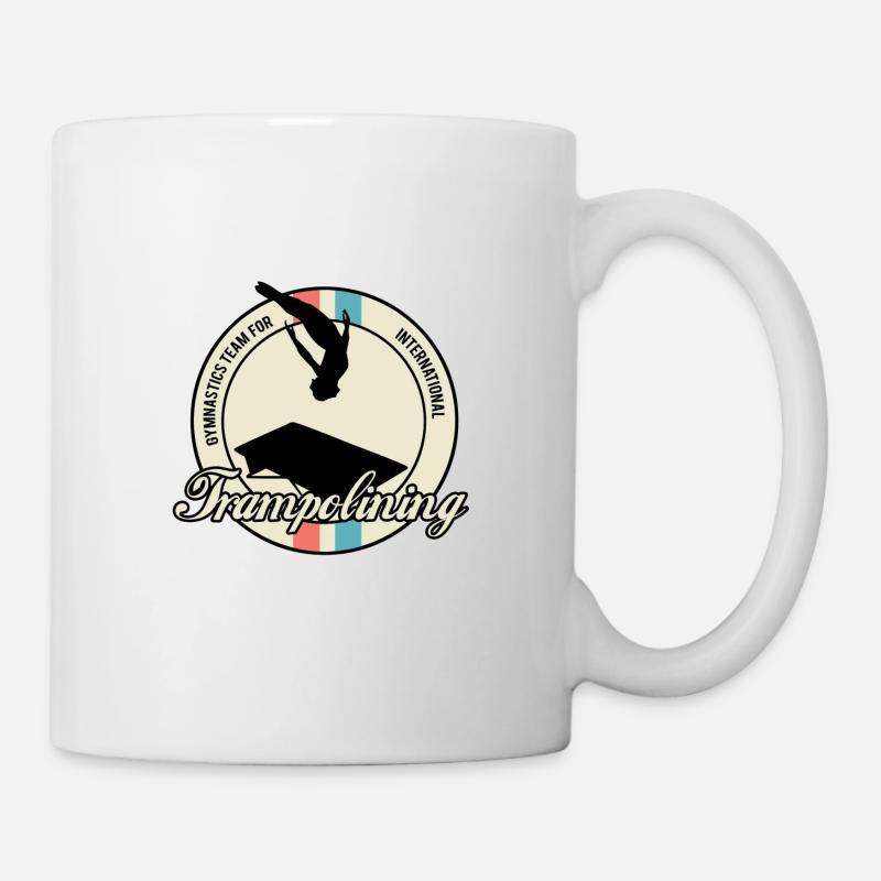 trampoline de trampoline - Mug blanc - blanc