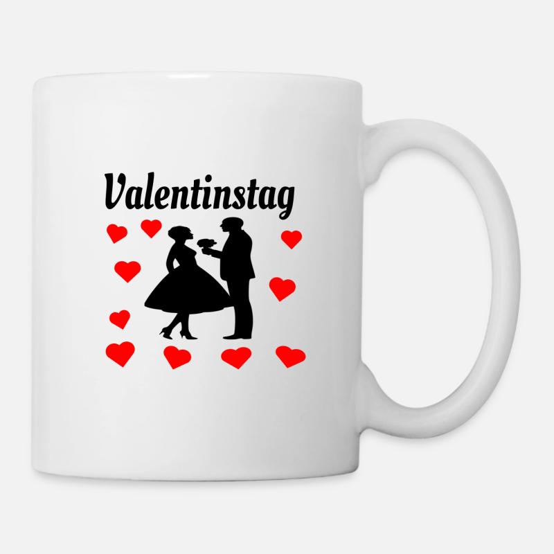 Valentinstag Geschenkidee - Tasse - Weiß