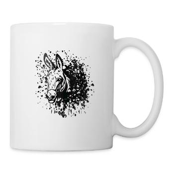 Donkey ink stain - Mug - white - Right