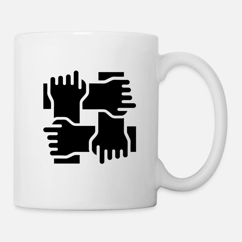 cohésion - Mug blanc - blanc