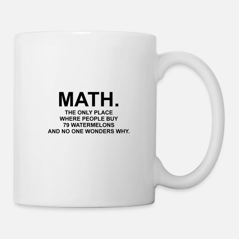 maths - Mug - white