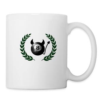 Billard - Tasse - Weiß - Rechts