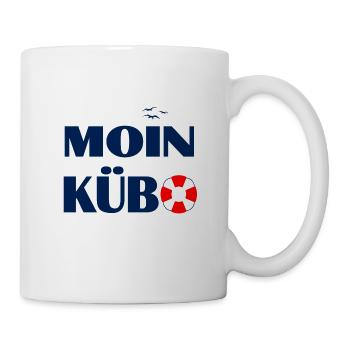 Moin Kübo Kühlungsborn Ostsee Geschenk - Tasse - Weiß - Rechts