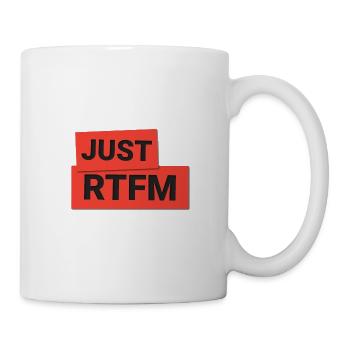 RTFM - Read the fucking manual ! - Mug blanc - blanc - Droite
