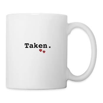 Saint Valentin Coeurs pris amoureuse Saint Valentin - Mug blanc - blanc - Droite