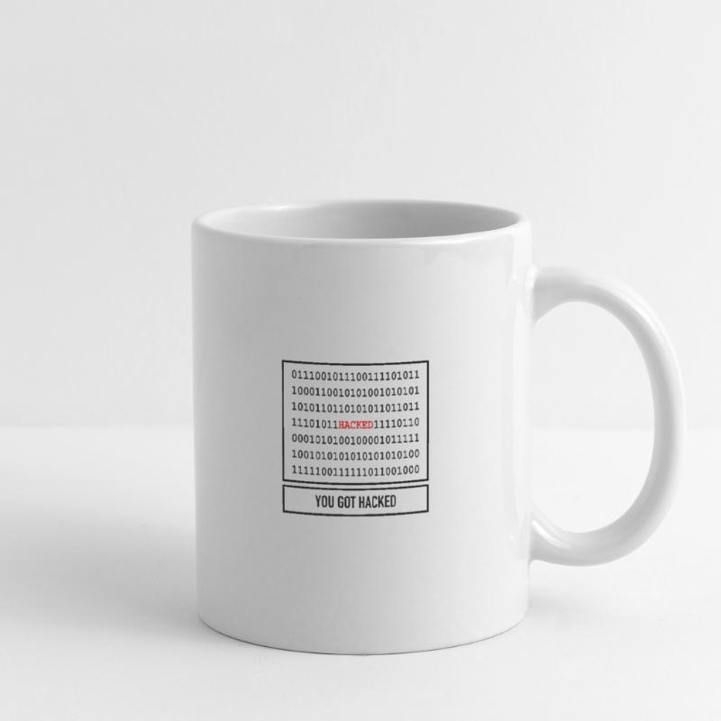 Technique informatique de cadeau de code de pirate Mug blanc