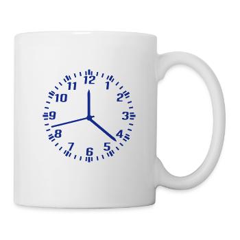 clock pendulum 0 - Mug - white - Right