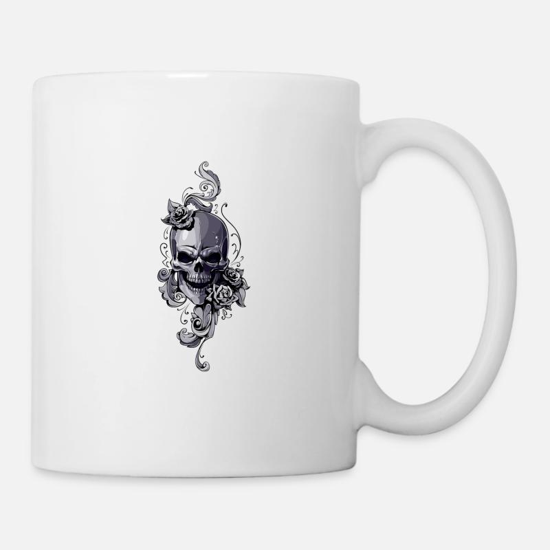 Skull & Roses - Mug blanc - blanc