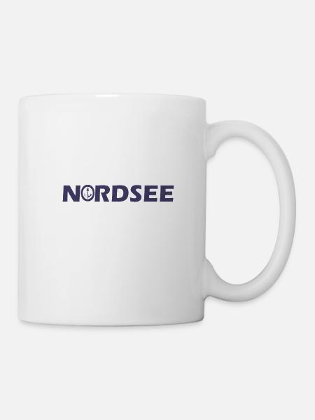 Nordsee - Tasse - Weiß
