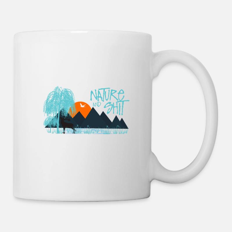 Natur - Tasse - Weiß