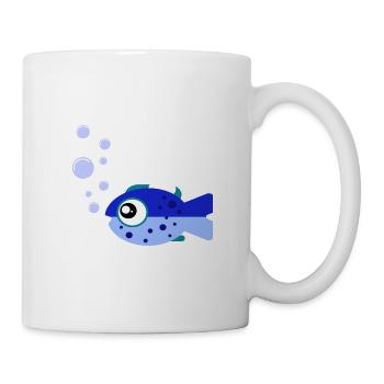 Süßer Fisch - Tasse - Weiß - Rechts