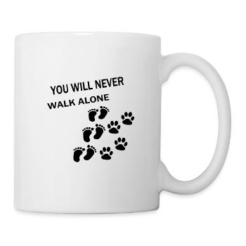 you will never walk alone - Mug - white - Right